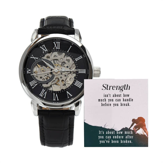 Men's OpenWork Luxury Watch Gift for Him